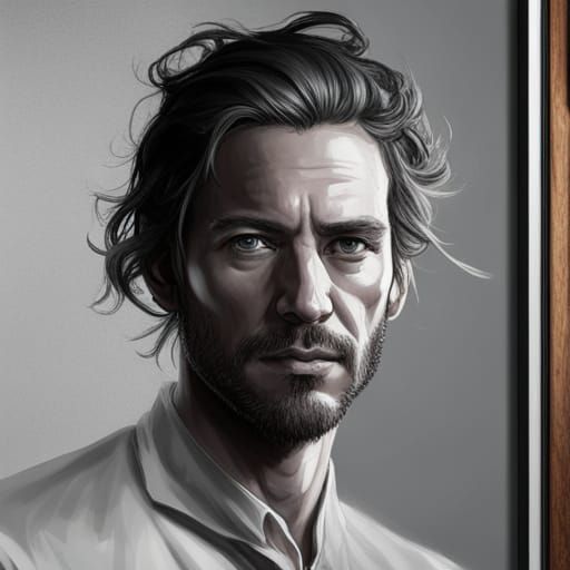 Hyperdetailed Head Portrait in Dynamic Lighting