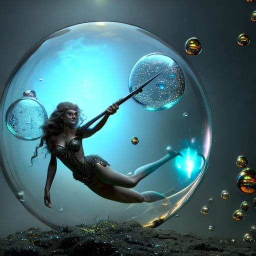 A bad fairy inside a bubble