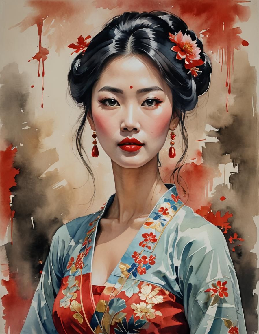 A beautiful chinese girl...