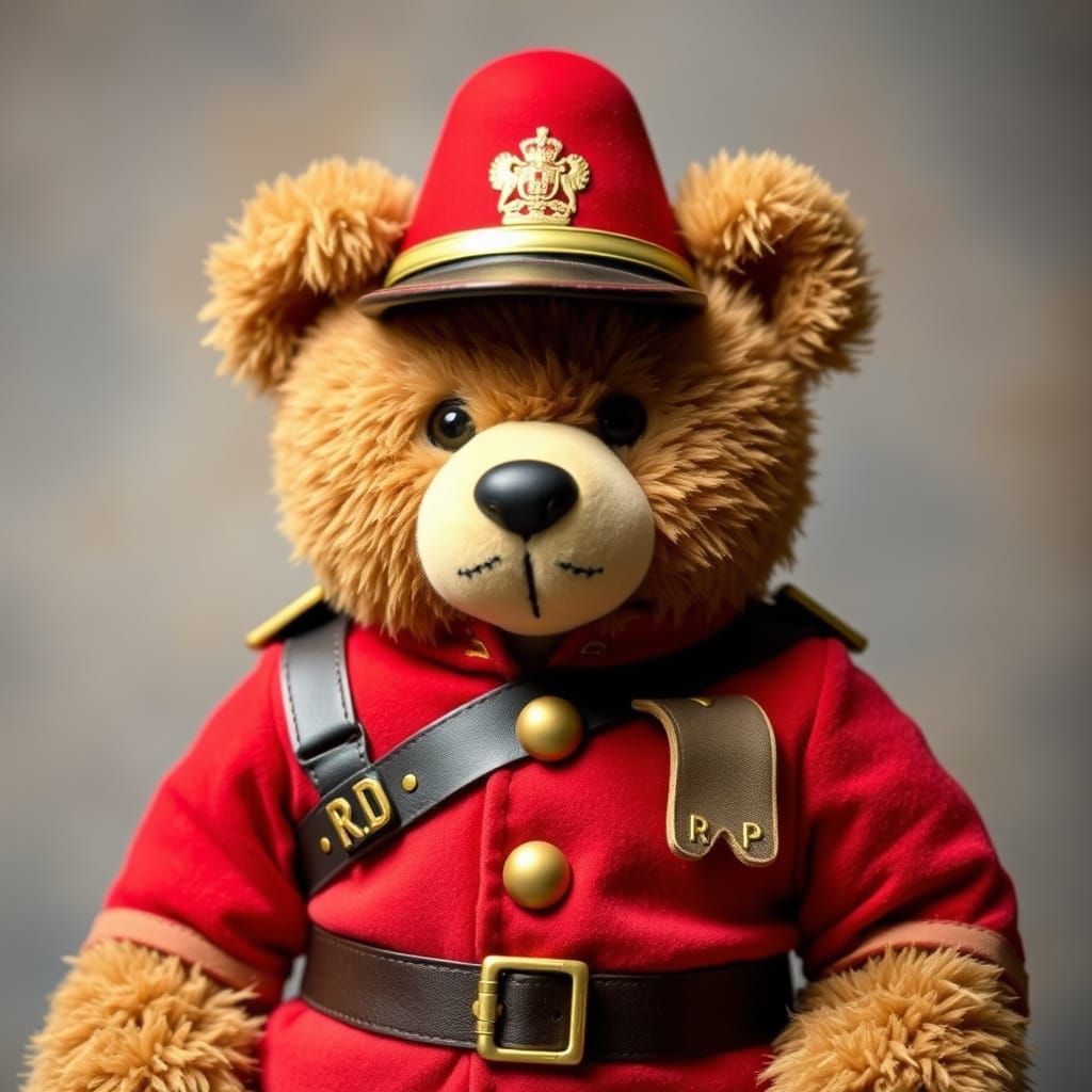 Teddy Bear in RCMP Uniform