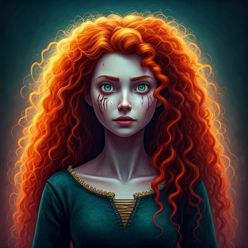 Horror Princess Merida in Dystopian World