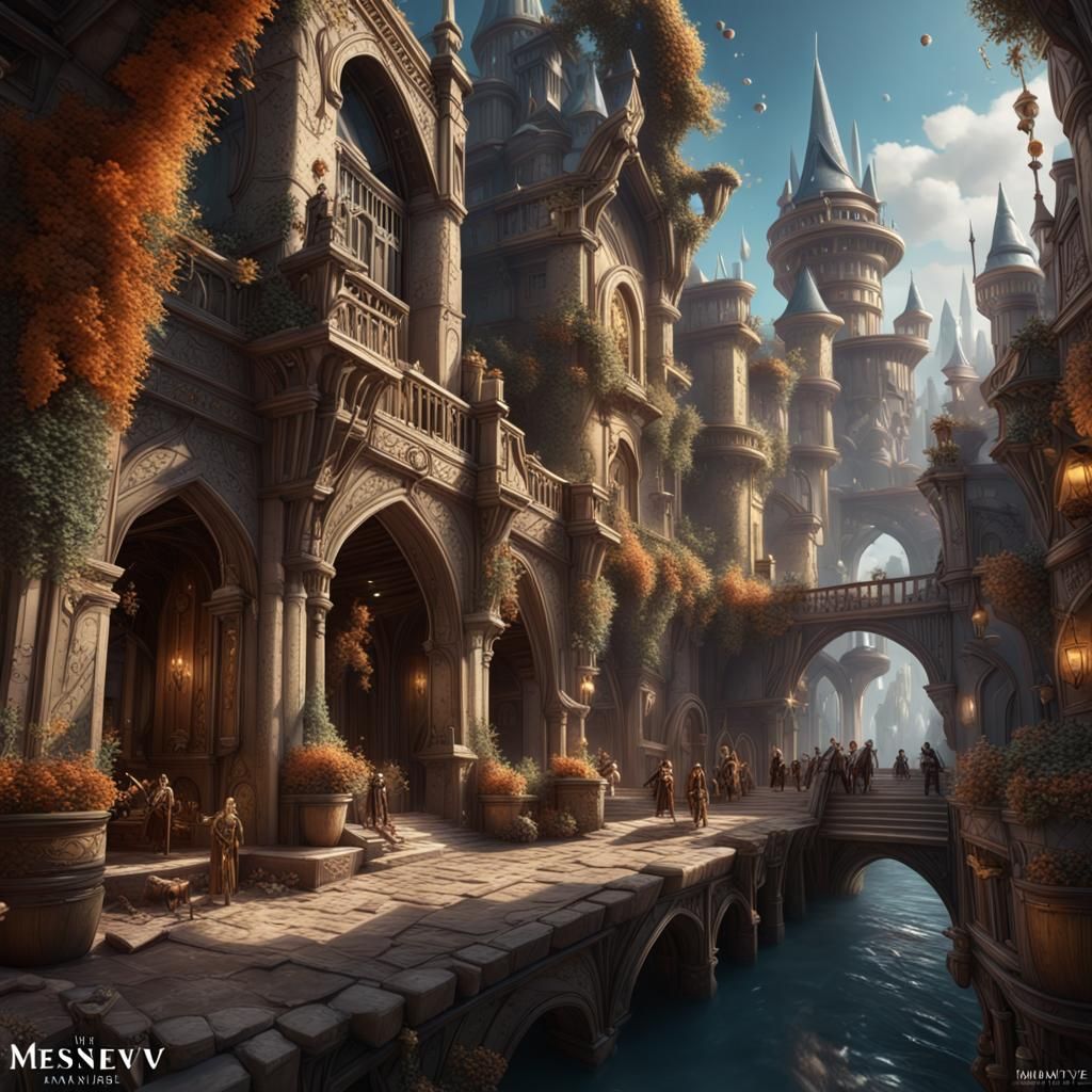 Fantastical Matte Painting: The Beauty of Gratitude