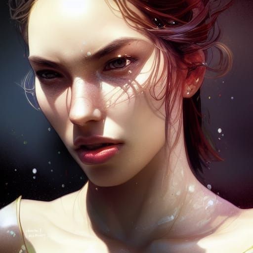 Hyperdetailed Portrait with Dynamic Lighting in 8k