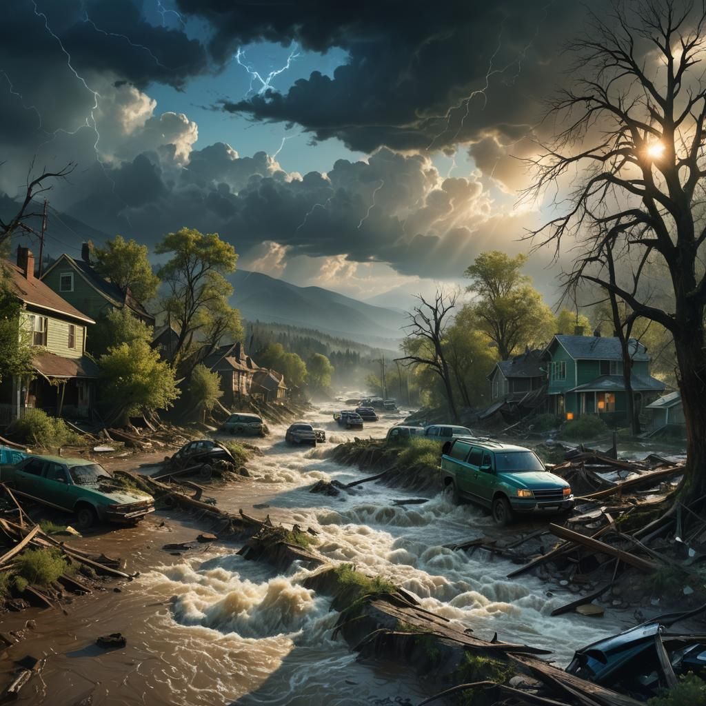 Dramatic River Concept Art in Unreal Engine 5