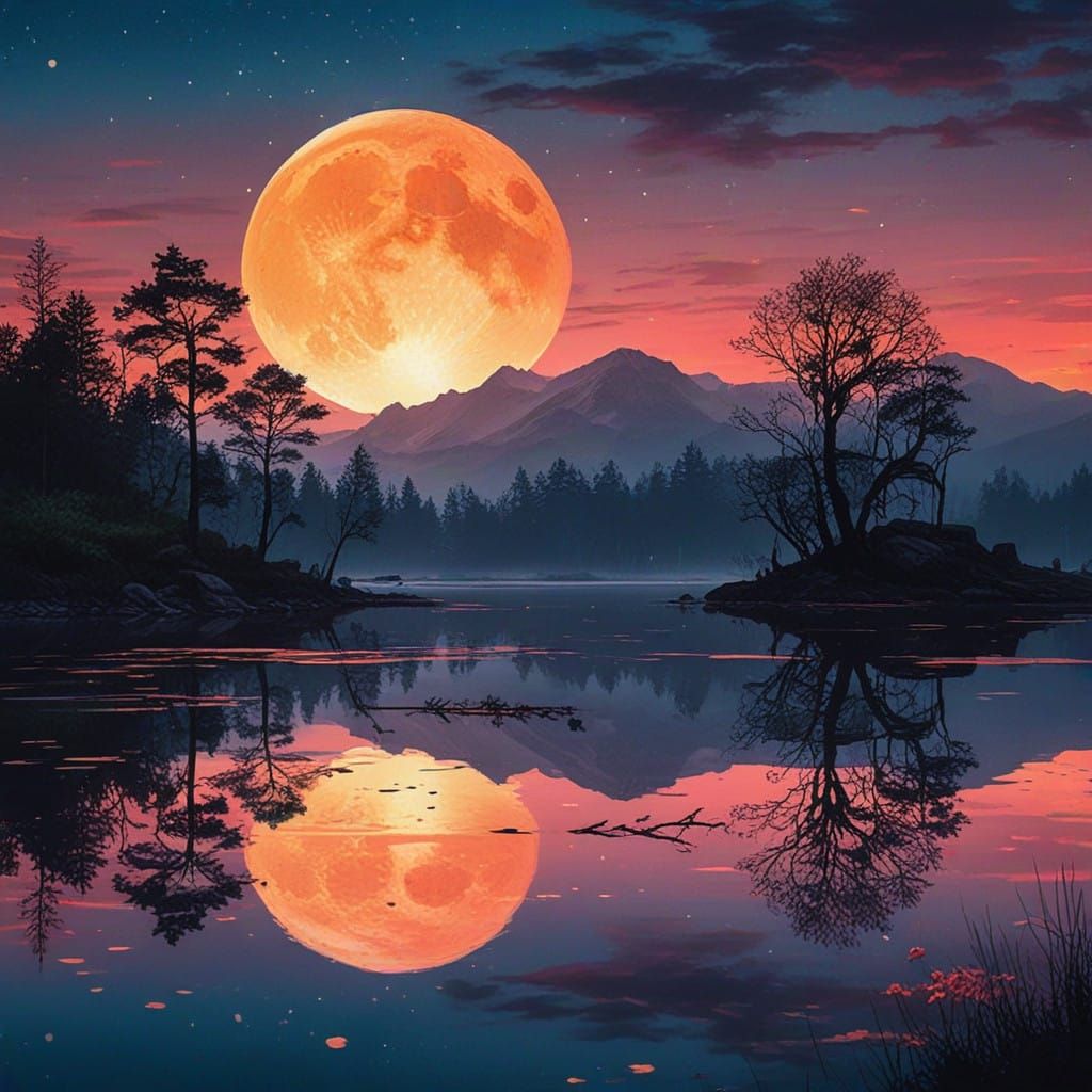 Luminous Dreamworld at Twilight