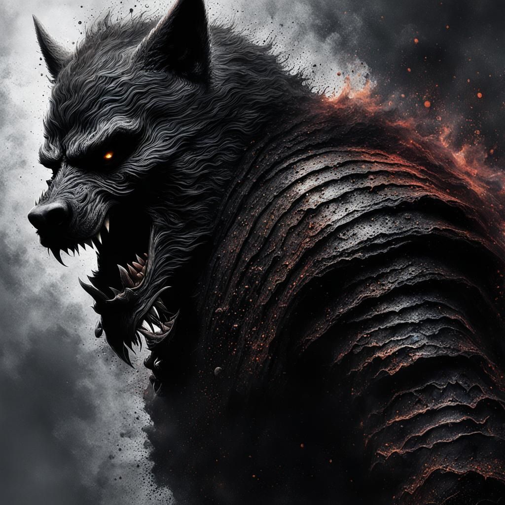 Armored Werewolf in Dark Souls Style