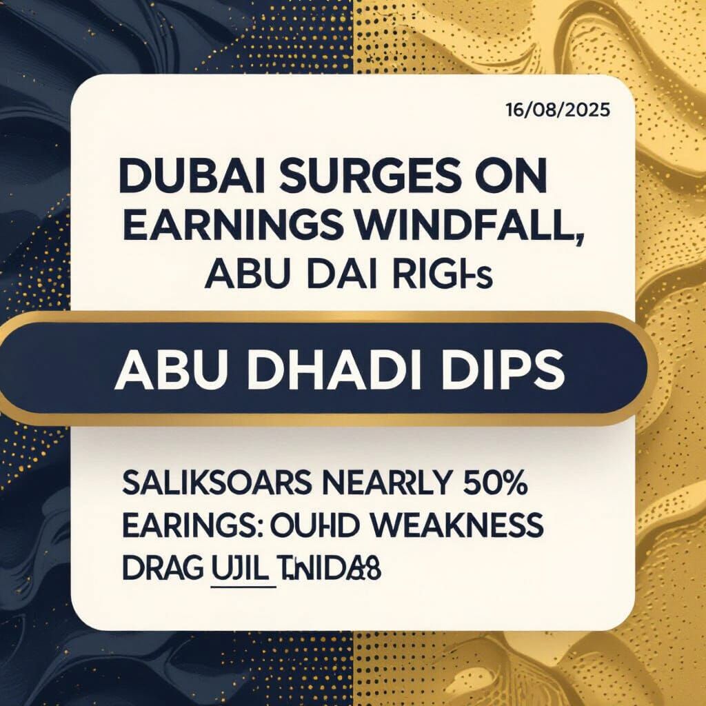 Breaking News: Dubai Surges, Abu Dhabi Dips - Financial Grap...