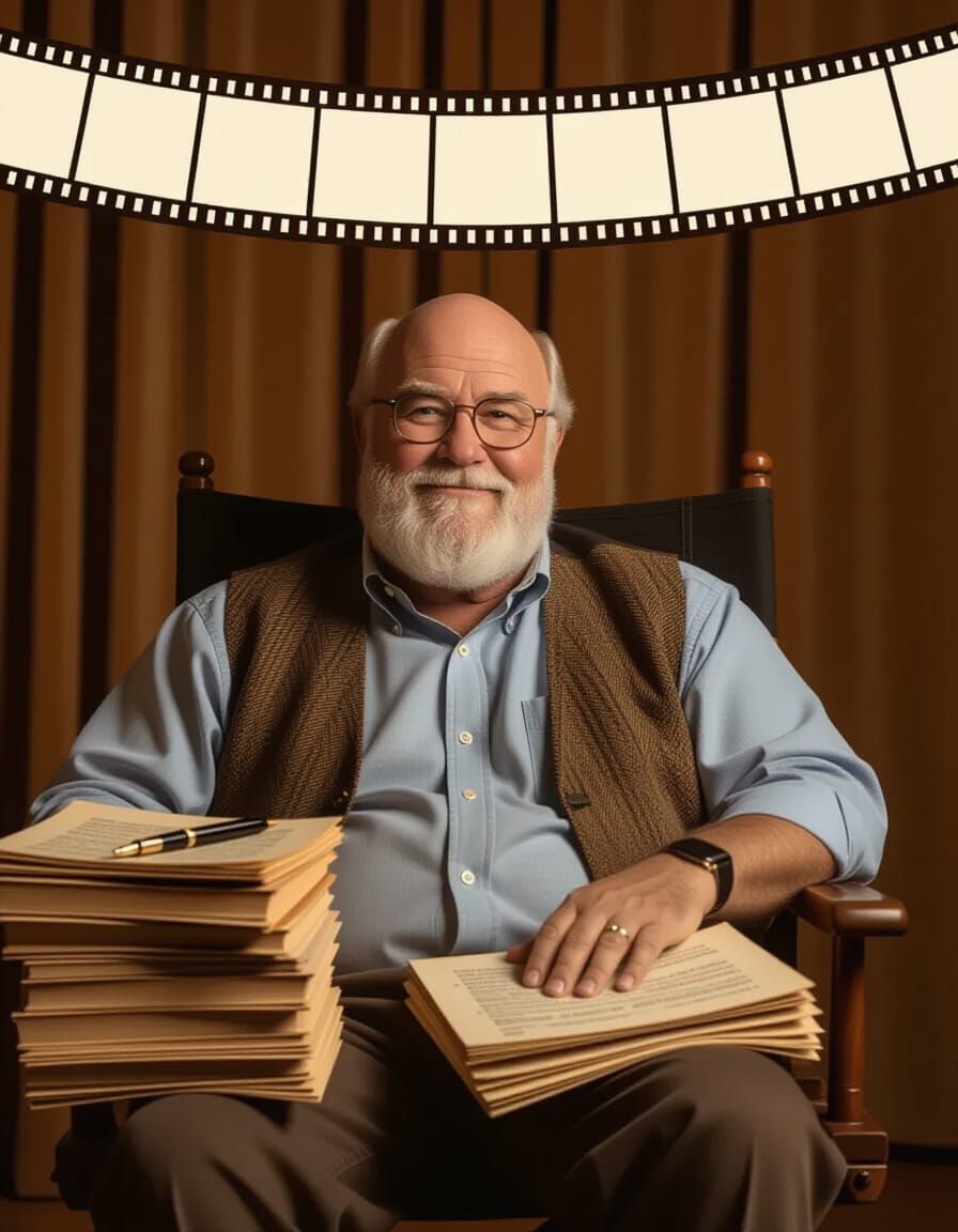 Iconic Director Rob Reiner in Golden Hour Portrait