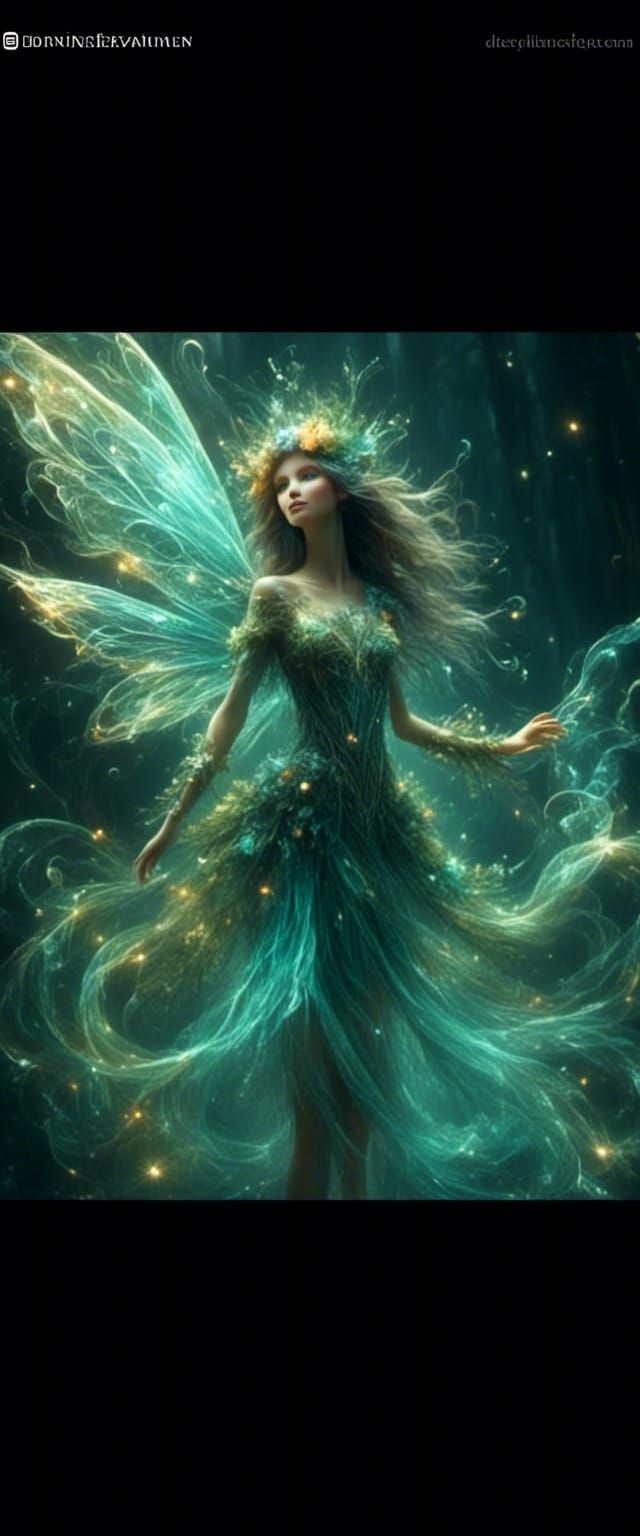 Ethereal Fairy Protected by Forest Guardian