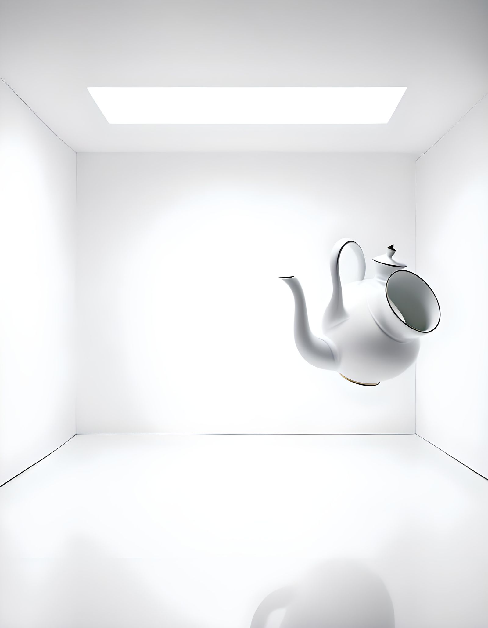 Large Teapot Mid Shot Still Life