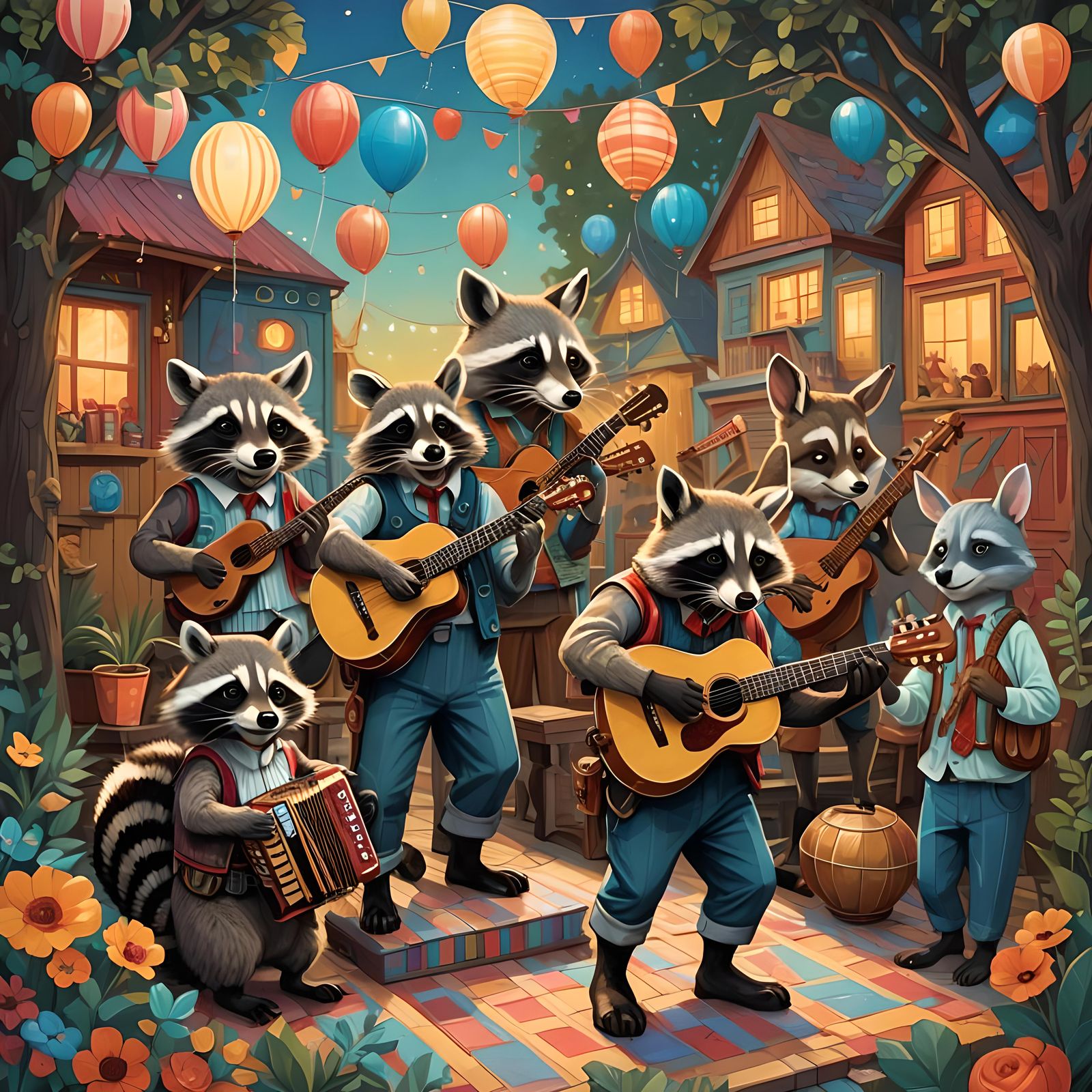 Animals Play Zydeco in Colorful Animated Fantasy
