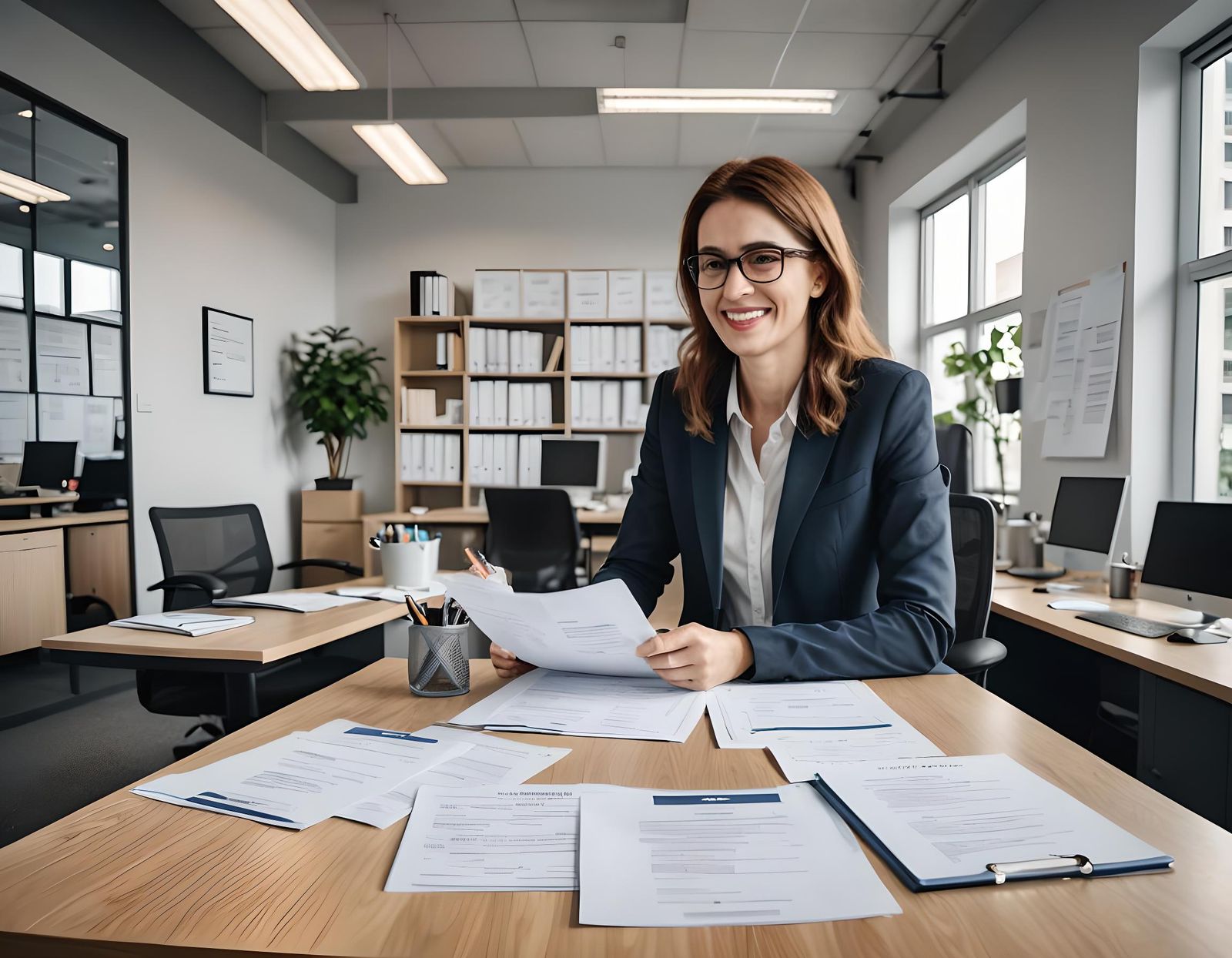 Modern HR Office Interview Scene