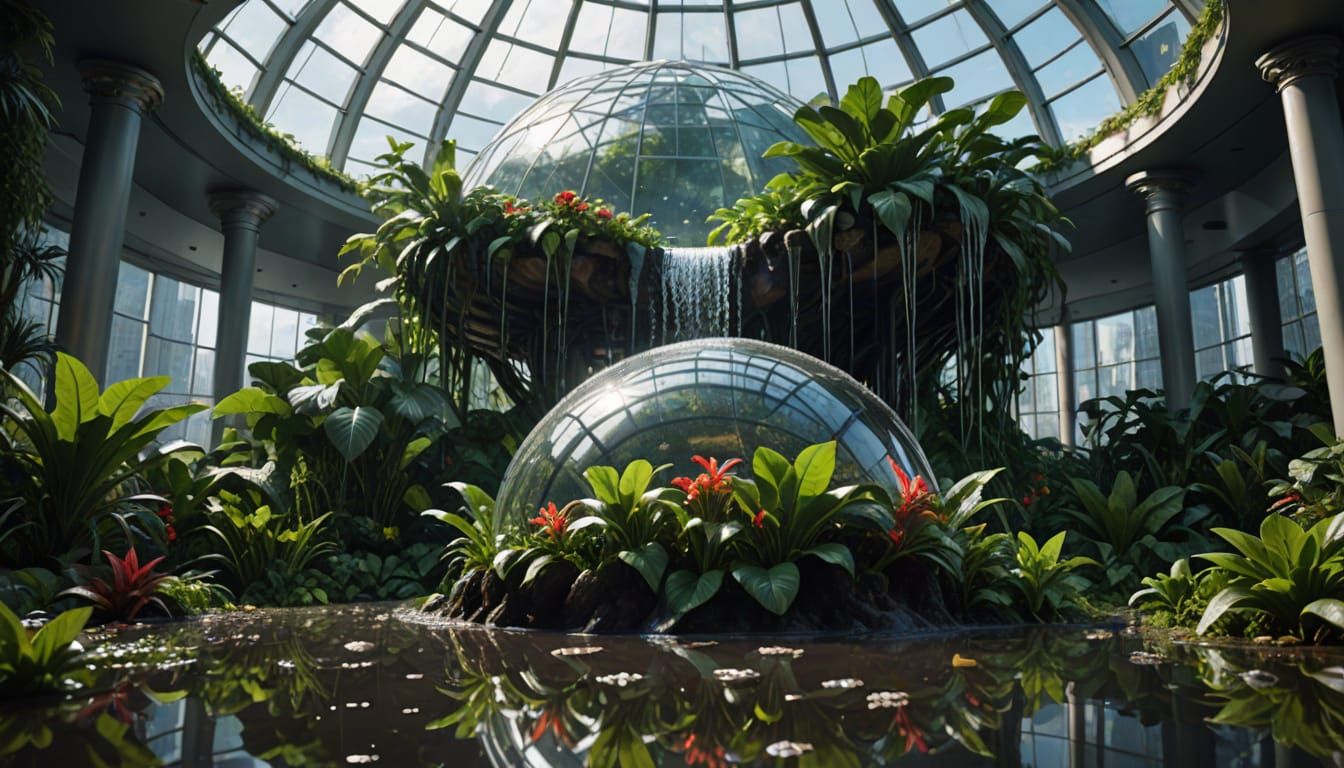 Chrome Queen Melts in Lush Skyscraper Garden