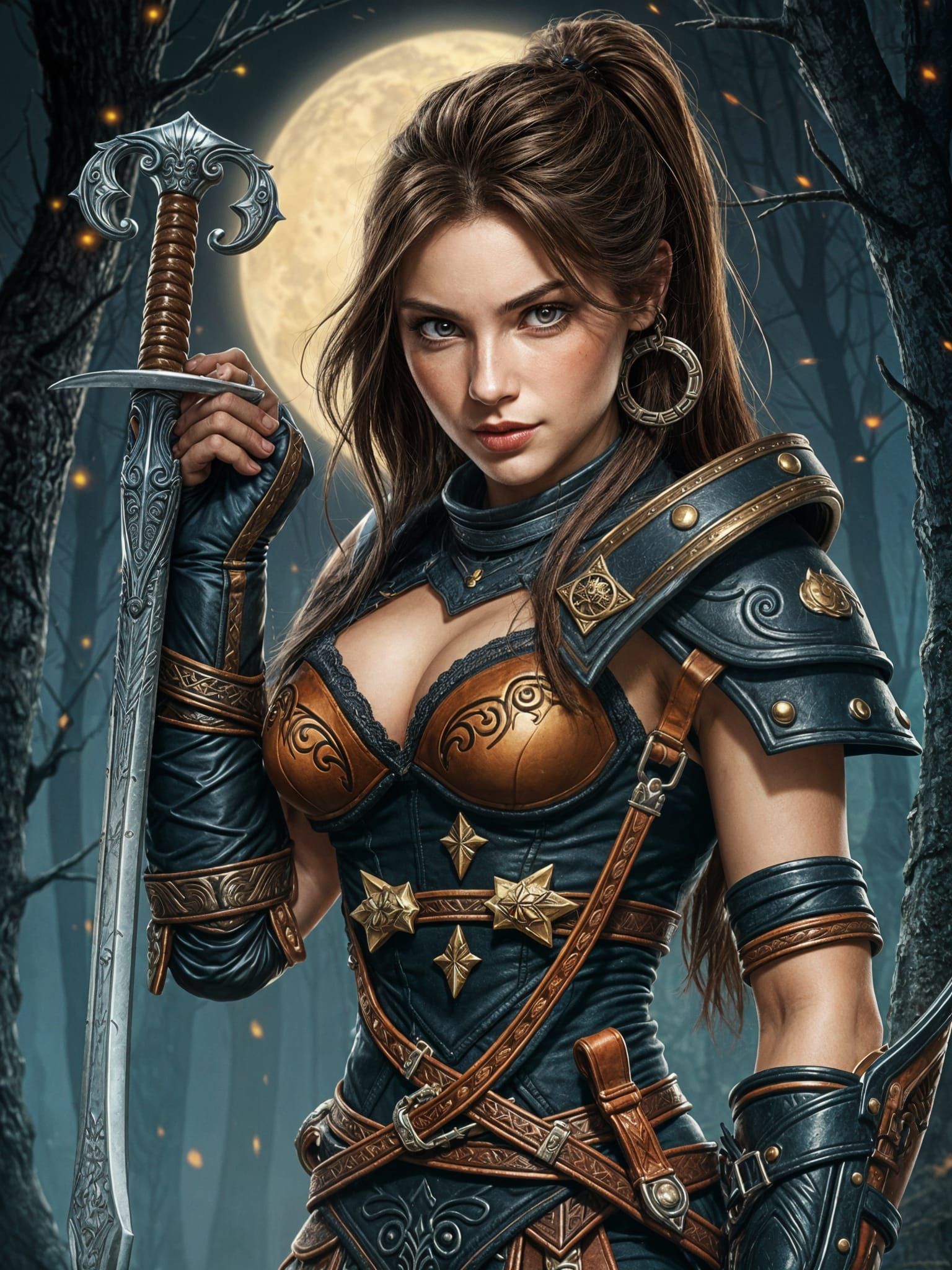 Warrior Sensuality: An AI Interpretation