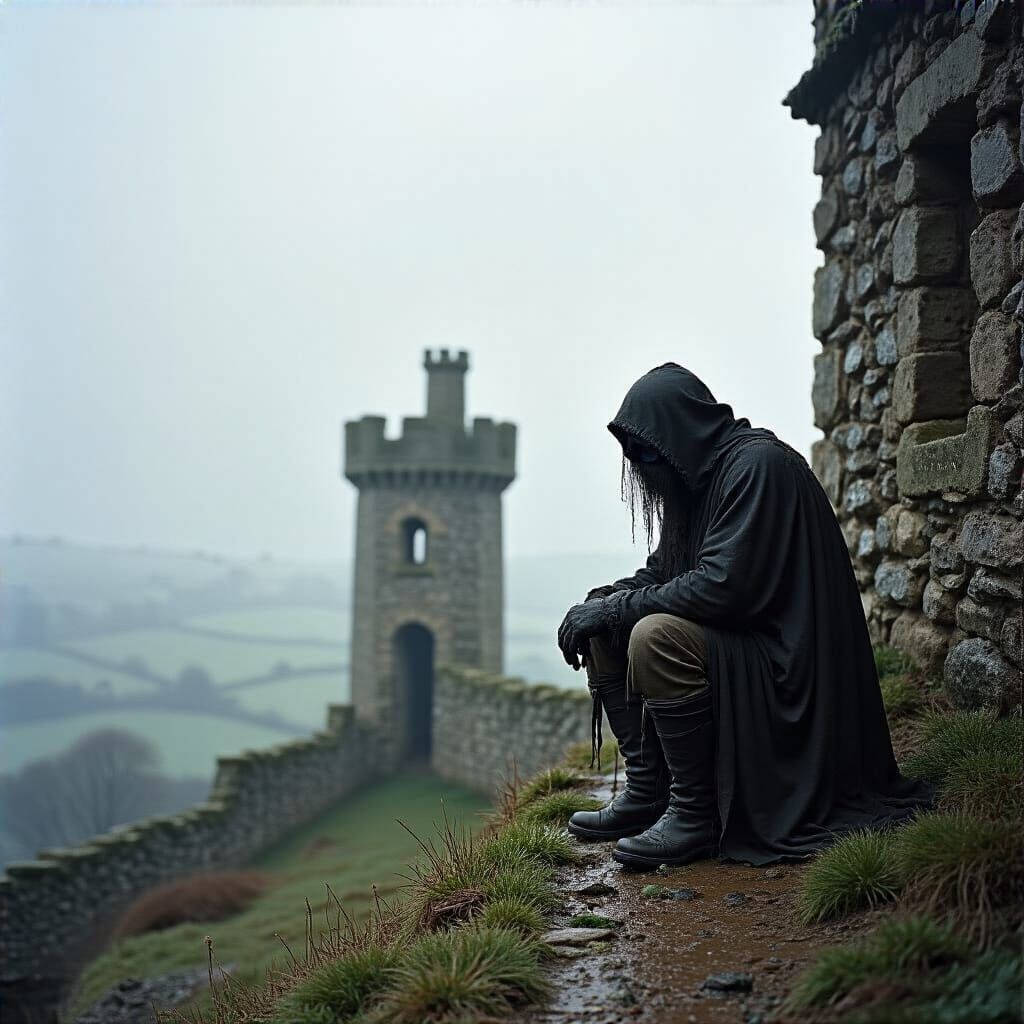 Striking Grimdark Image in Documentary Style