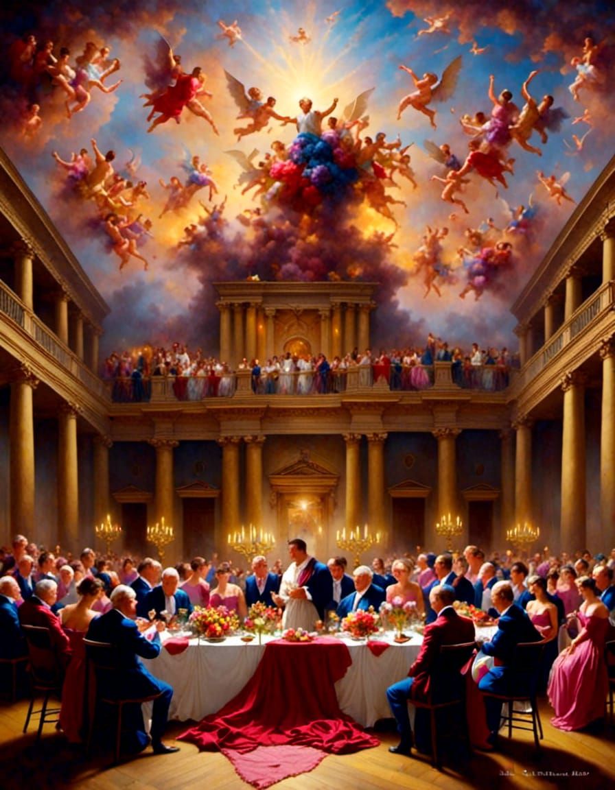 Banqueting House of Love in Cosmic Dreamscape