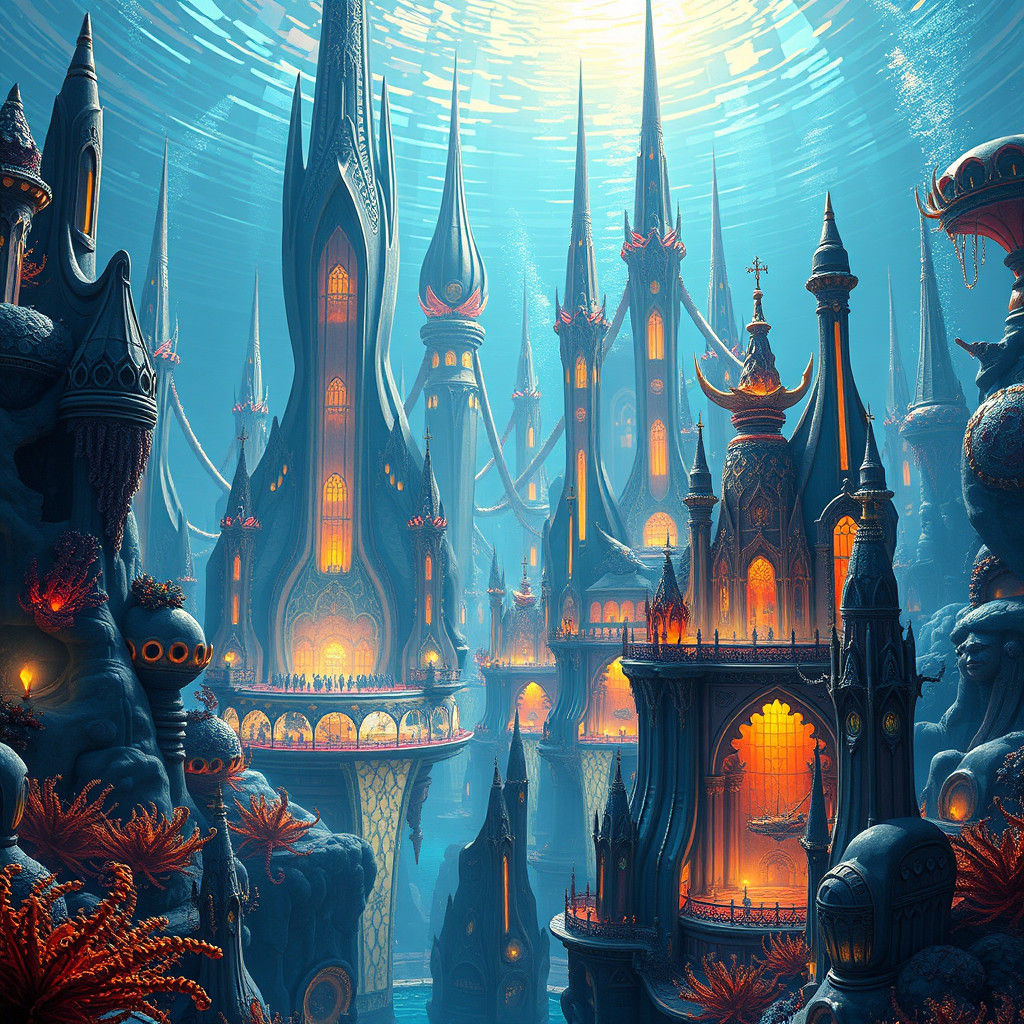 Spectacular Underwater Metropolis in Unreal Engine 5