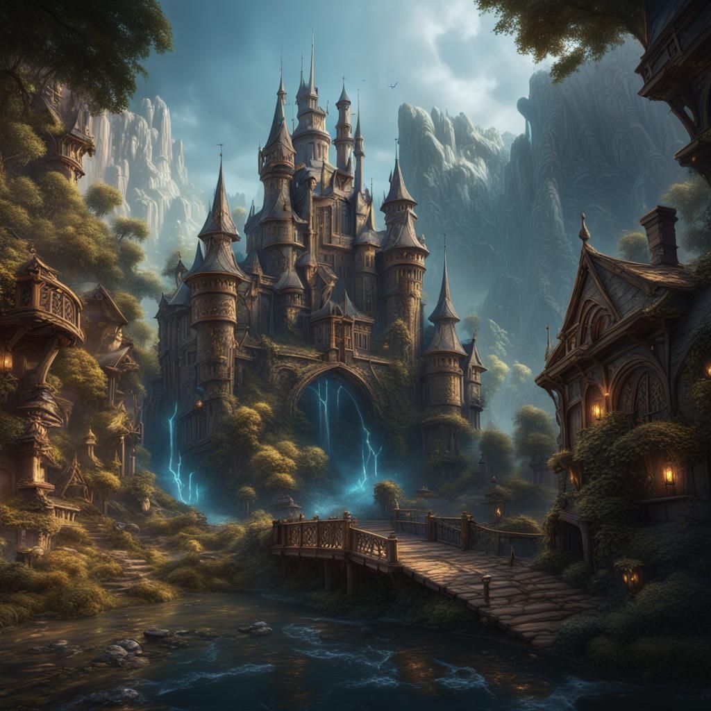 Fantastical Magic Concept Art in Deep Color