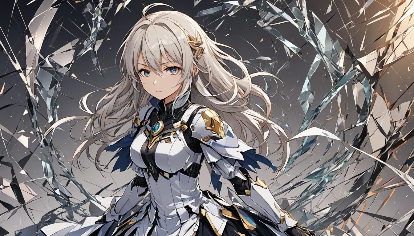 Shattered Glass Anime Key Visual Art