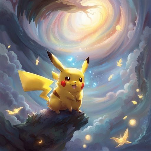 AI Generated Image of Pikachu
