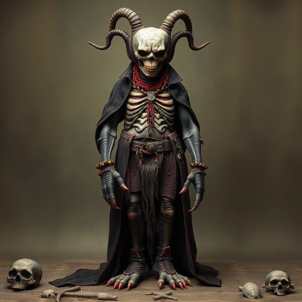 Deathlord Yama: A Grotesque Photographic Portrait