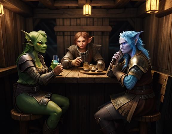 Goblins at the Tavern: Epic 3D Game Art
