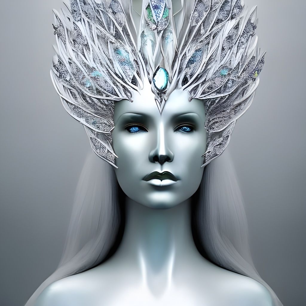 Elven Queen's Crown: Sparkling Gems in Misty Glen