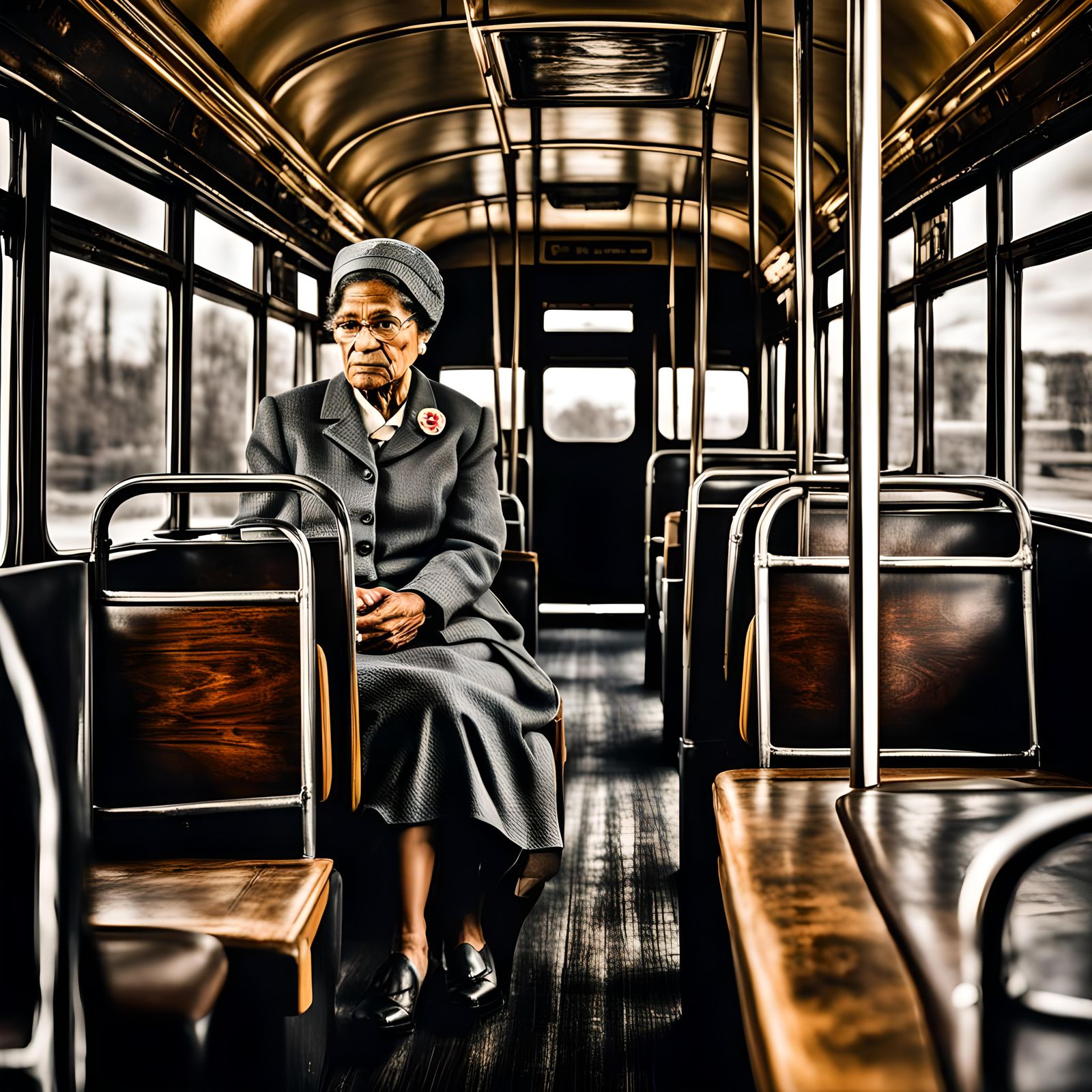 Rosa Parks Bus Image: Civil Rights Movement