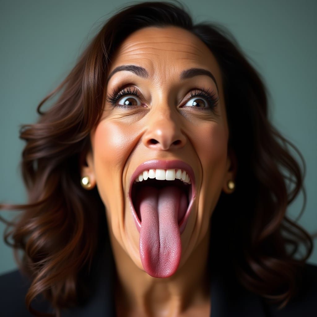 Playful Portrait with Vibrant, Natural Colors