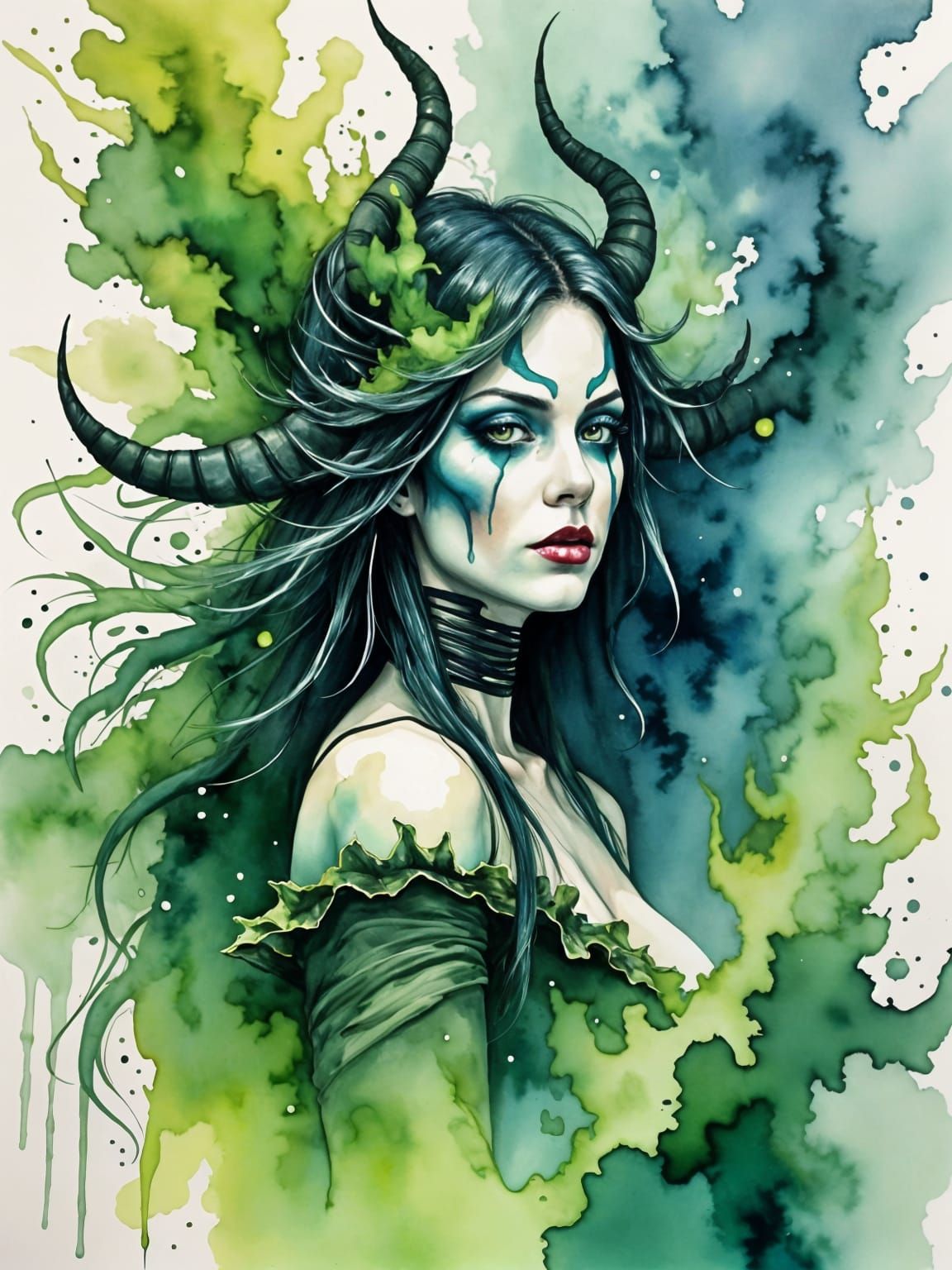 sinister evil beauty