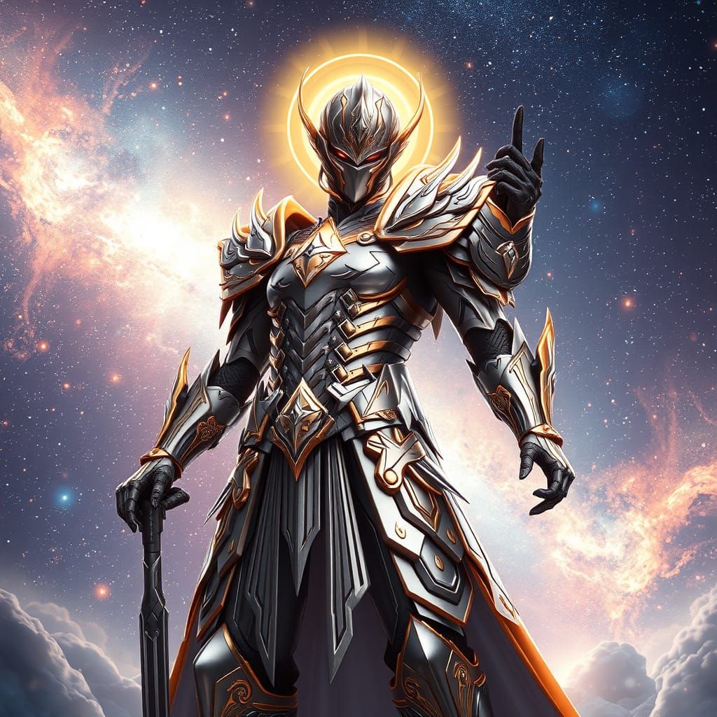 Majestic Galactic Knight of Space
