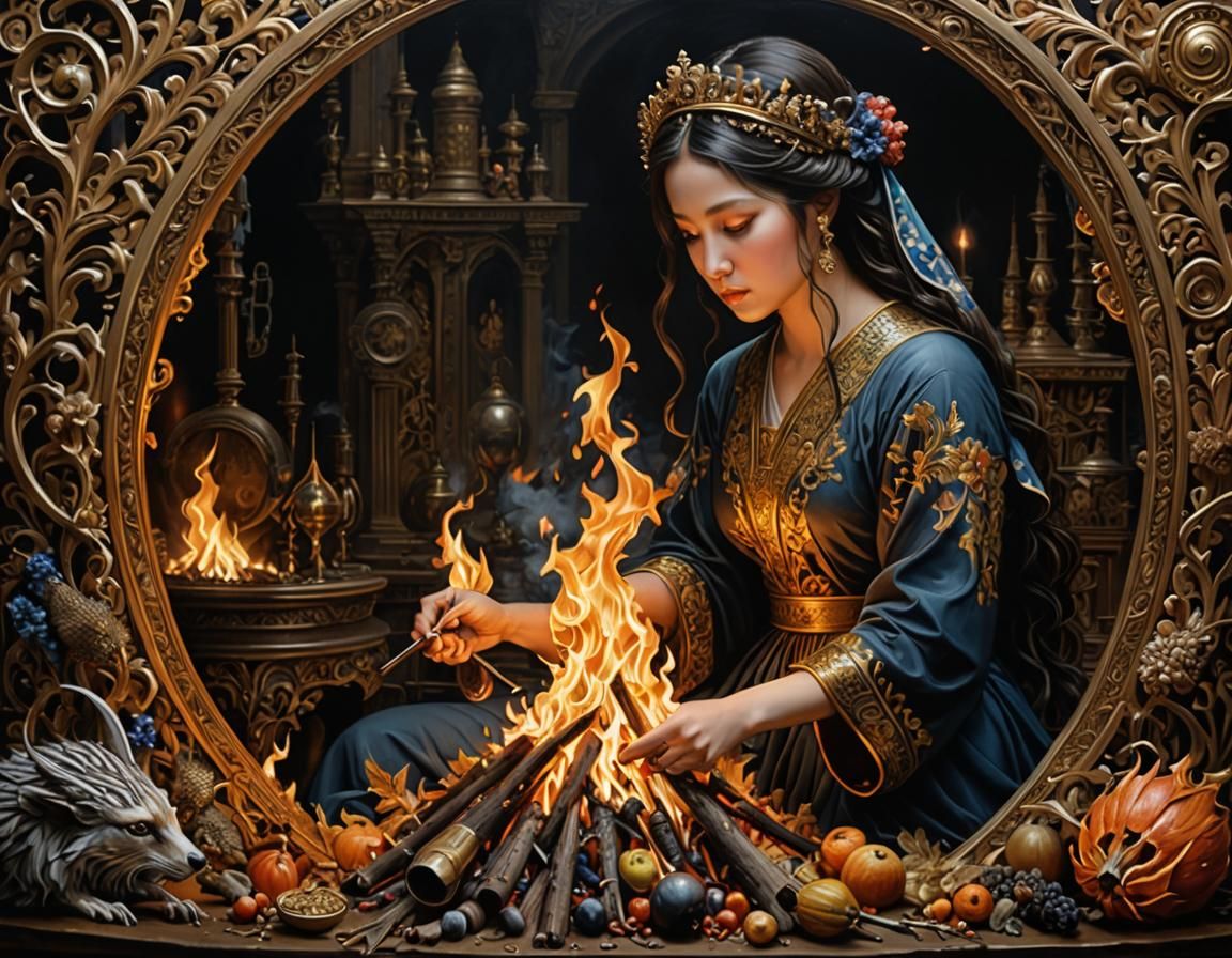 Hyperdetailed Full Body Painting