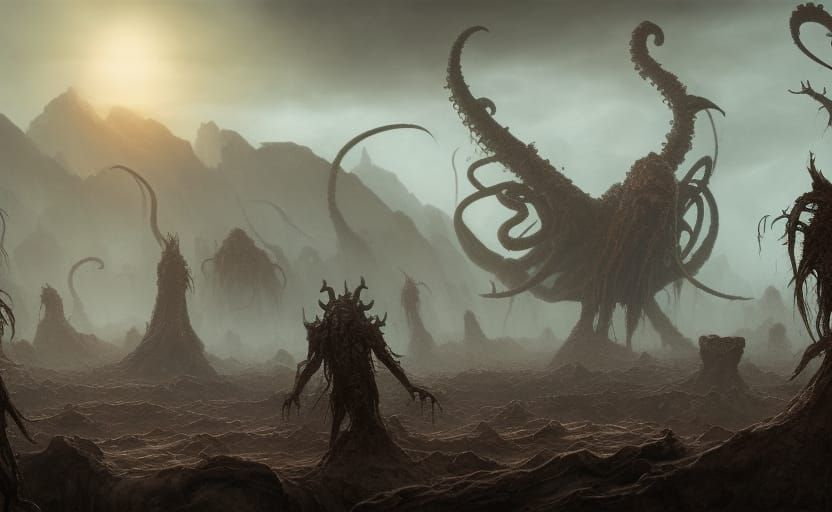 Cosmic Horror: Cthulhu's Ruined Post-Apocalyptic World