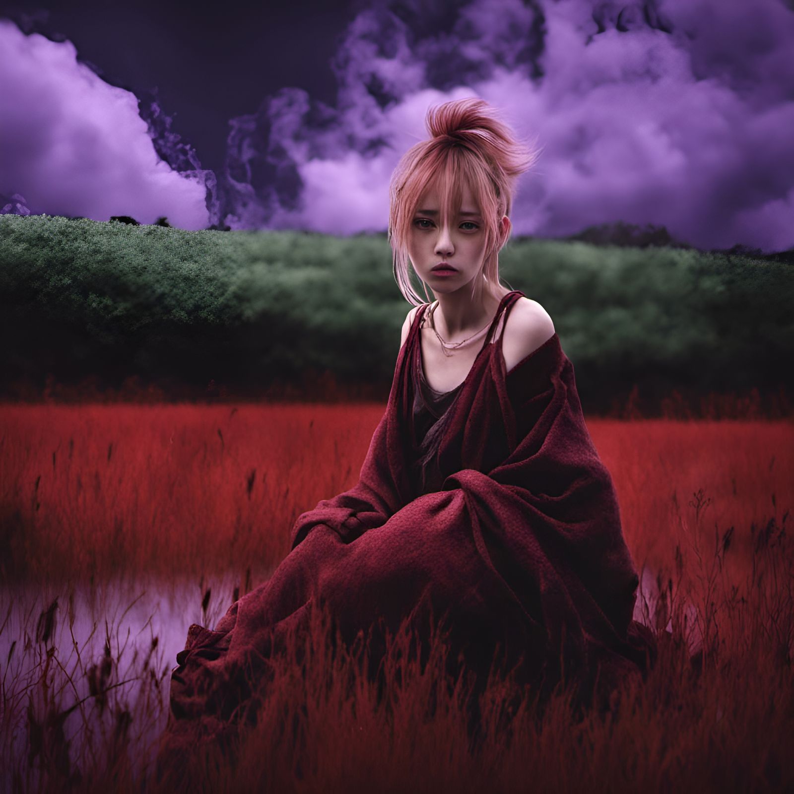 manga, poignant, sadness, regret, joy ::natural, symetrical face::chirascuro::diamond eyes:dslr::raw