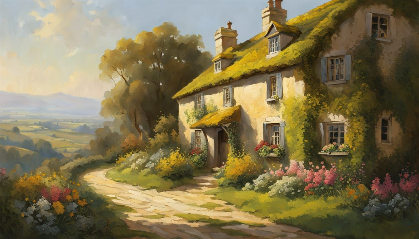 Idyllic Amalfi Country House in Rembrandt Style