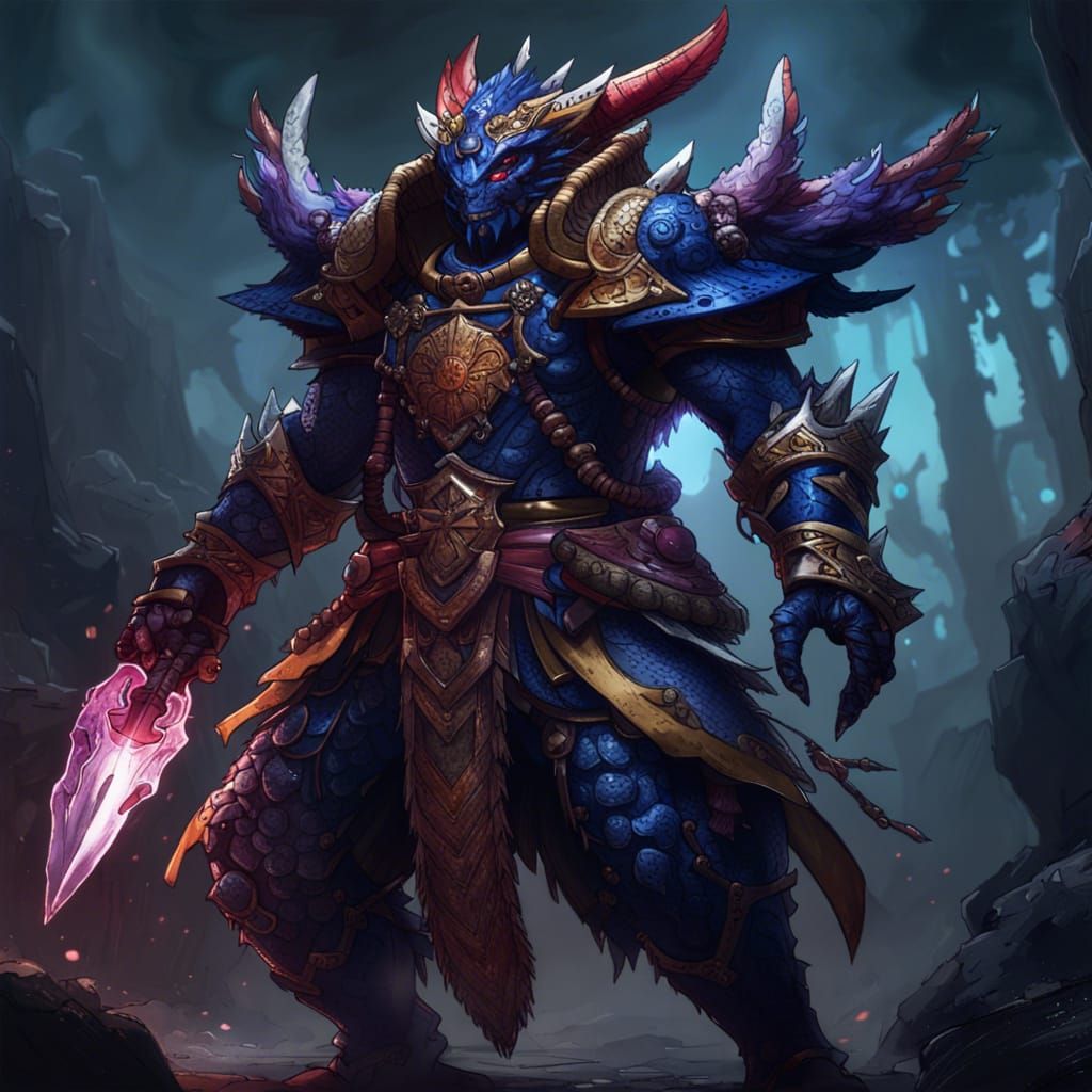 Mage in Monster Hunter Armor, Anime Style