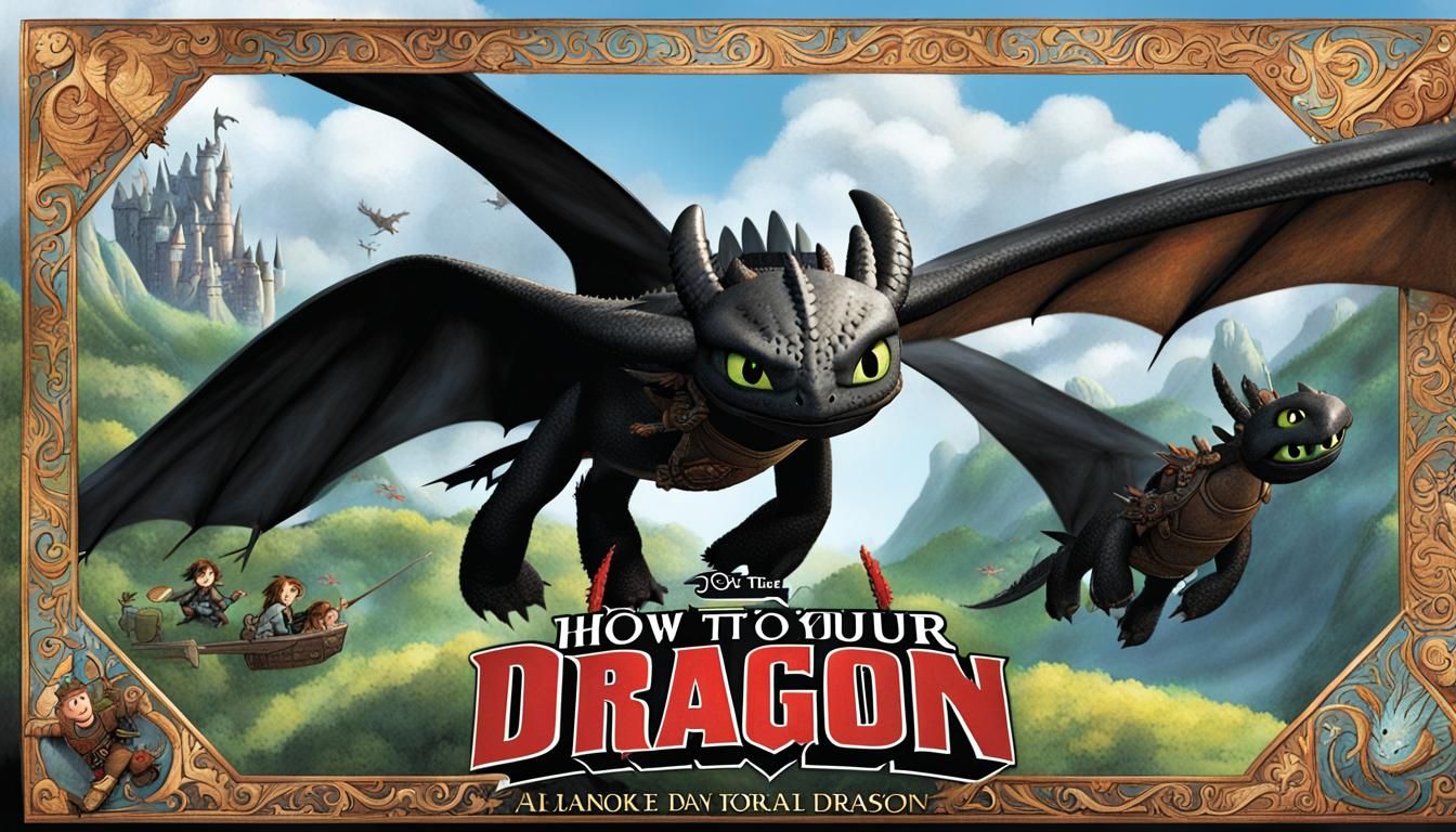 book cover, how to train your dragon