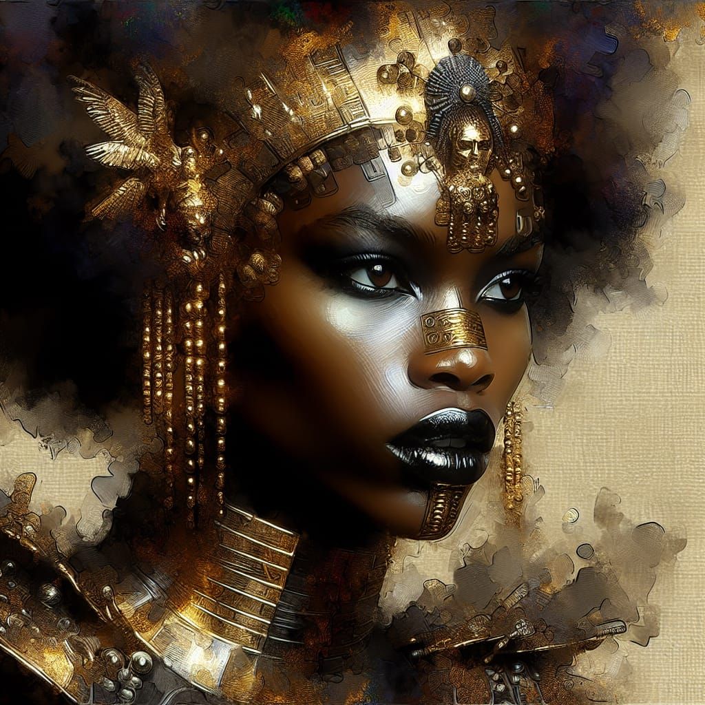 African Warrior Priestess