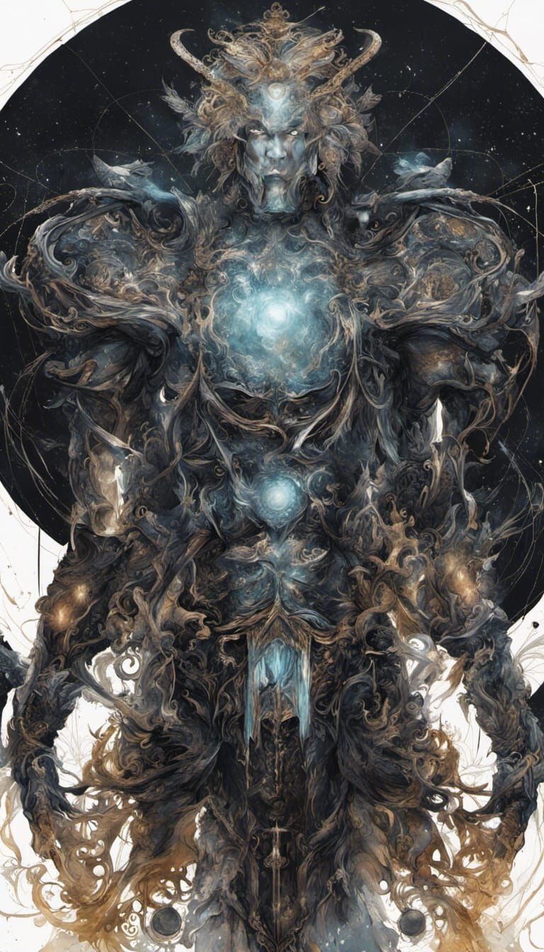 Cosmic Creole Zydeco Instrument Digital Painting