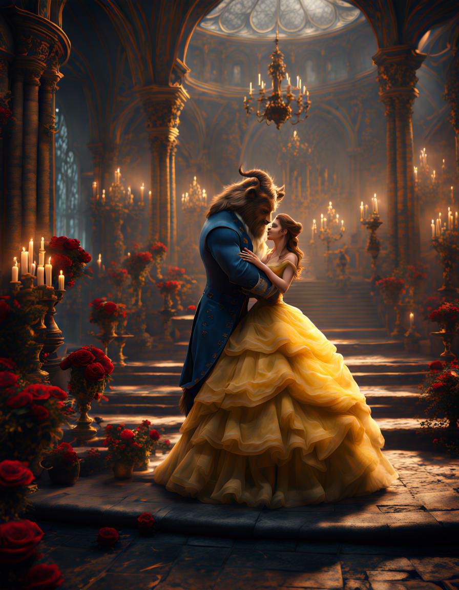 Beauty and the Beast: Detailed Matte Painting