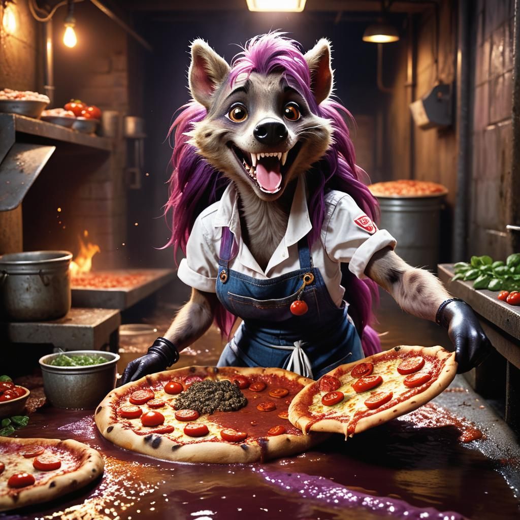 Sewer Chef Spins Pizza Dough in Scuzzwave Style