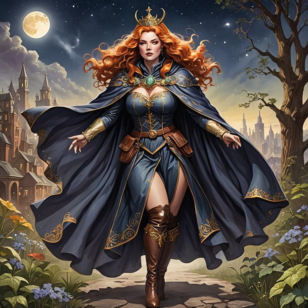 Magnasia O'Moonwort Rides Across Time and Space