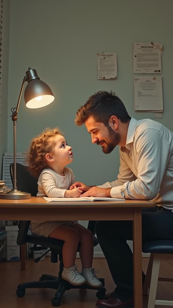 Father and Son: A Study in Contrasting Emotions