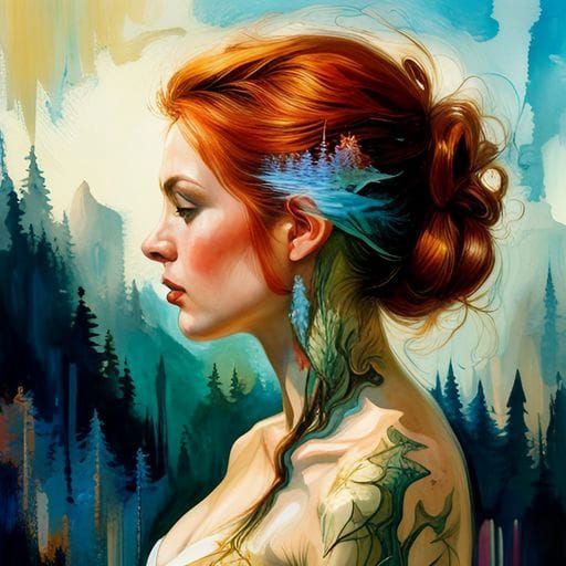 Beautiful AI-Generated Portrait