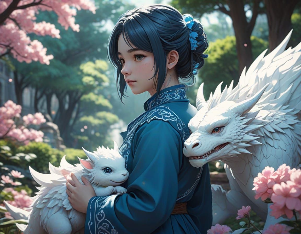 🏆girl with her dragons