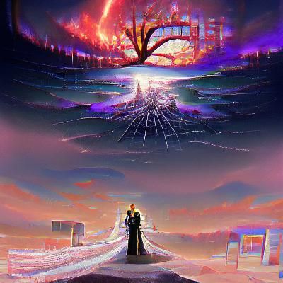 Abstract Visualization of The End of Time