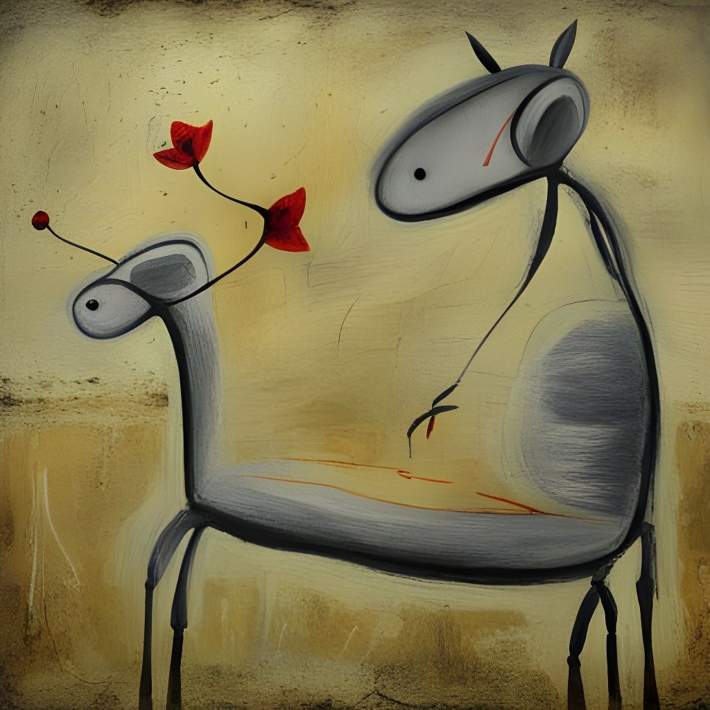 Ancient Cave Painting of a Therapy Couch