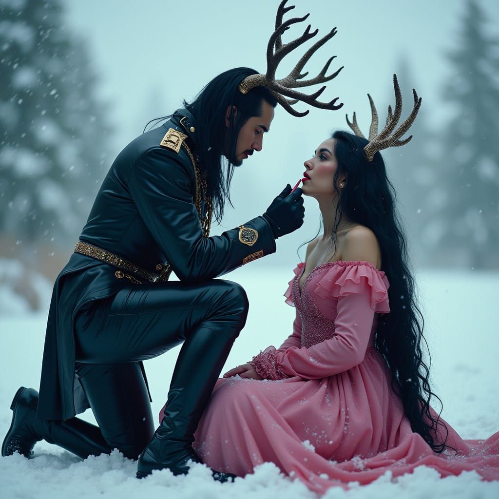 Powerful Moment in a Khulistan Snowstorm