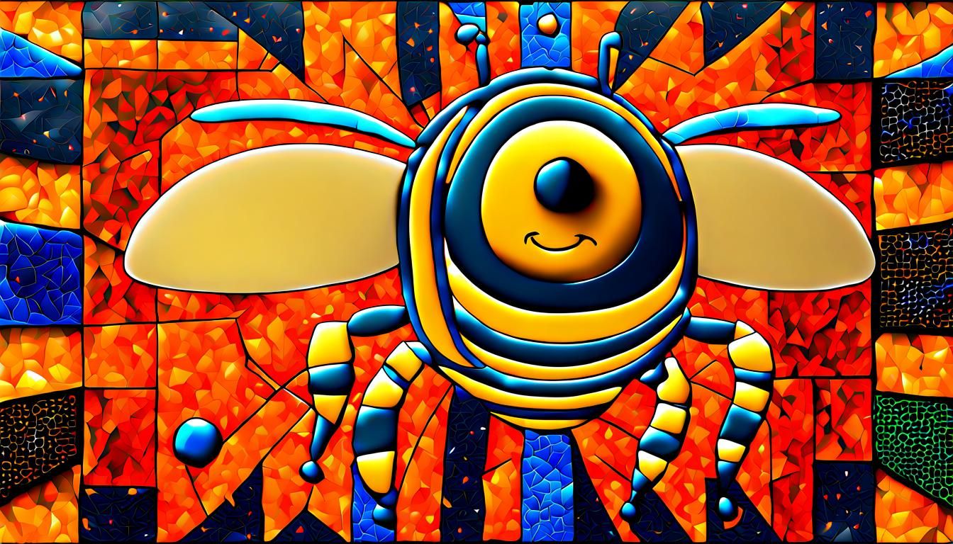 The Last Bee on Mars: Neo-Abstract Cubism