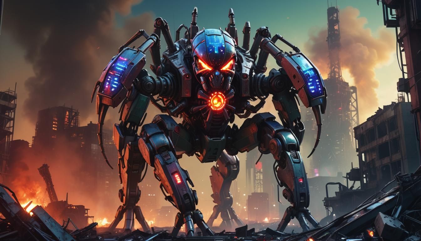 Mecha Spider Warrior